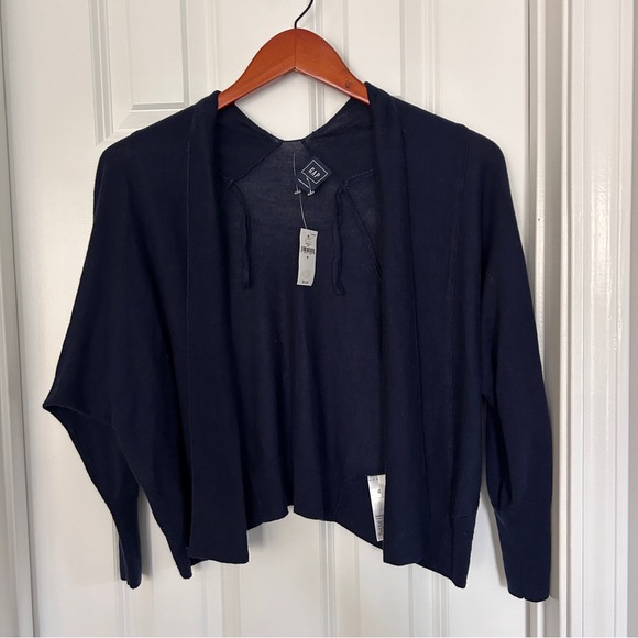 Women’s Navy Blue GAP Dolman style Cardigan size M with tags - Picture 1 of 9